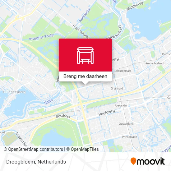 Droogbloem kaart