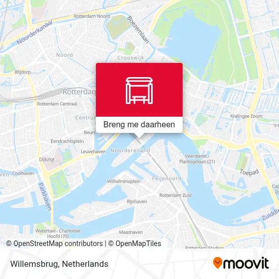 Willemsbrug kaart