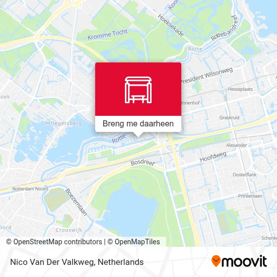 Nico Van Der Valkweg kaart