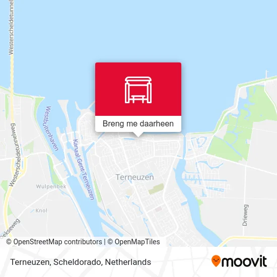 Terneuzen, Scheldorado kaart
