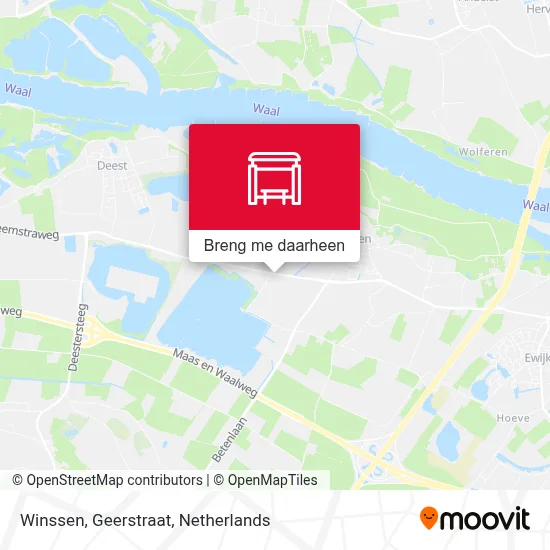 Winssen, Geerstraat kaart