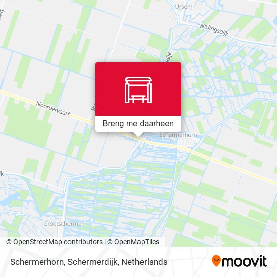 Schermerhorn, Schermerdijk kaart