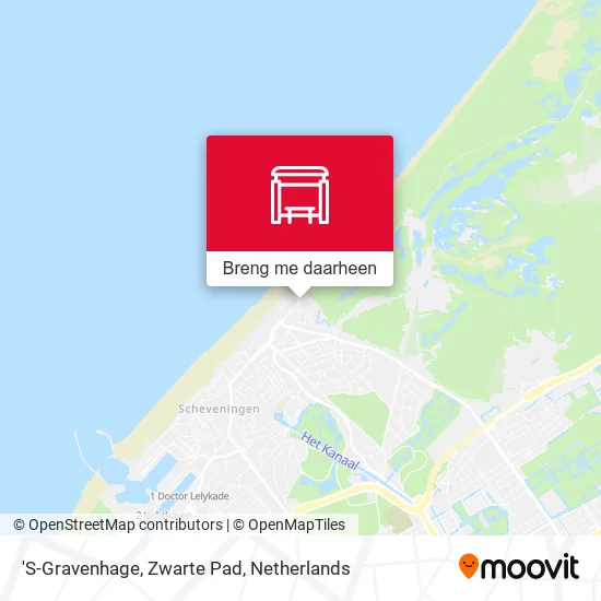 'S-Gravenhage, Zwarte Pad kaart