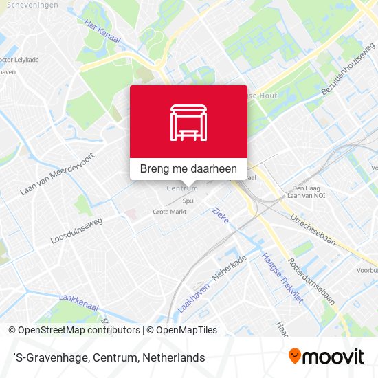 'S-Gravenhage, Centrum kaart