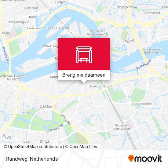 Randweg kaart