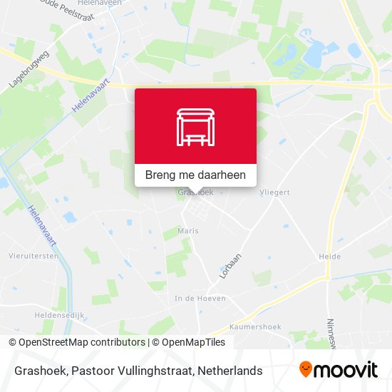 Grashoek, Pastoor Vullinghstraat kaart