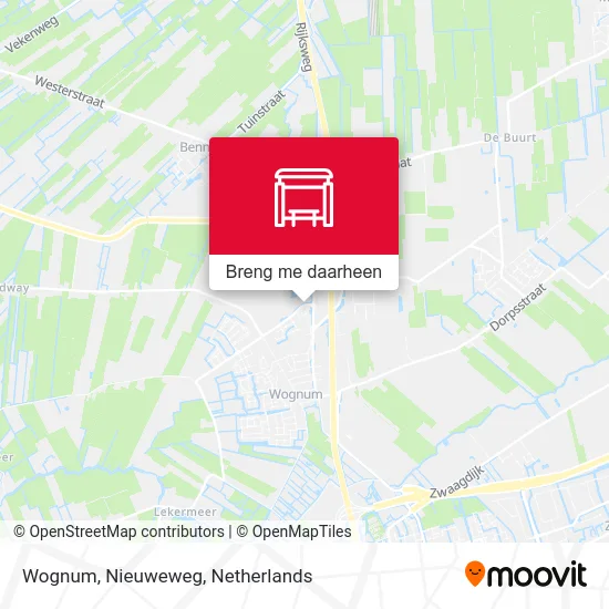 Wognum, Nieuweweg kaart