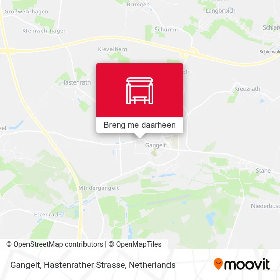 Gangelt, Hastenrather Strasse kaart