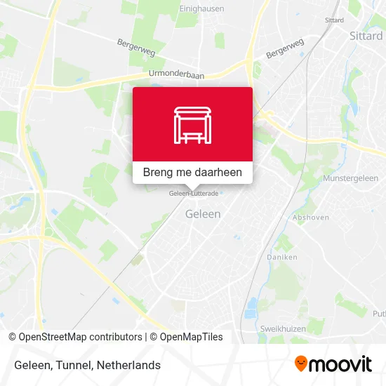 Geleen, Tunnel kaart