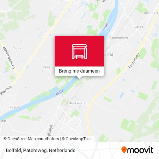 Belfeld, Patersweg kaart