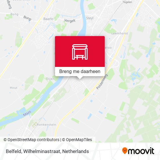 Belfeld, Wilhelminastraat kaart