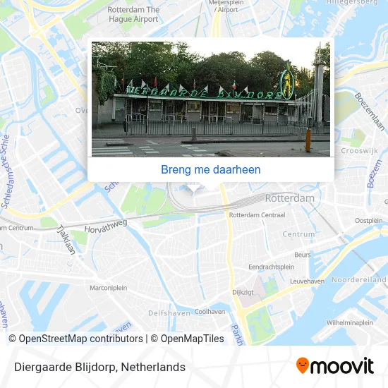 Diergaarde Blijdorp kaart