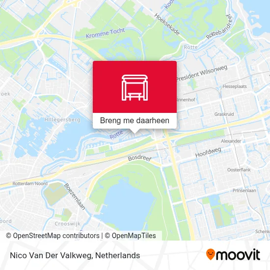 Nico Van Der Valkweg kaart