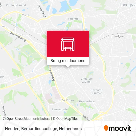 Heerlen, Bernardinuscollege kaart