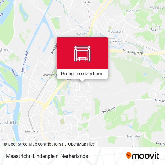 Maastricht, Lindenplein kaart