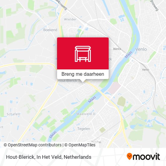 Hout-Blerick, In Het Veld kaart