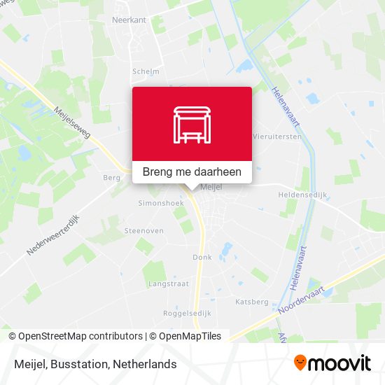 Meijel, Busstation kaart