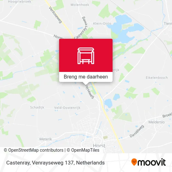 Castenray, Venrayseweg 137 kaart
