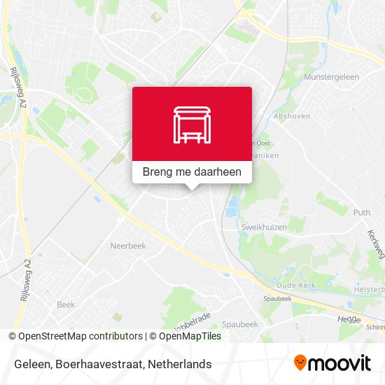 Geleen, Boerhaavestraat kaart