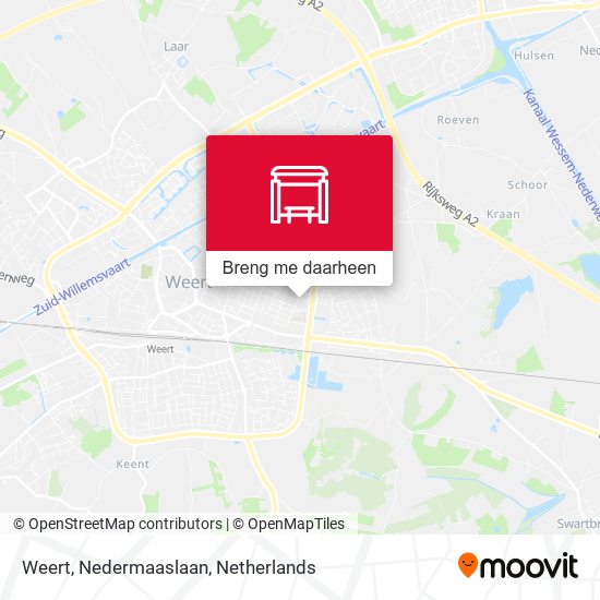 Weert, Nedermaaslaan kaart