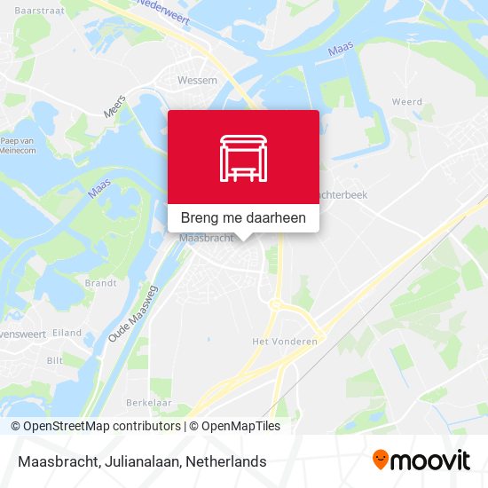 Maasbracht, Julianalaan kaart