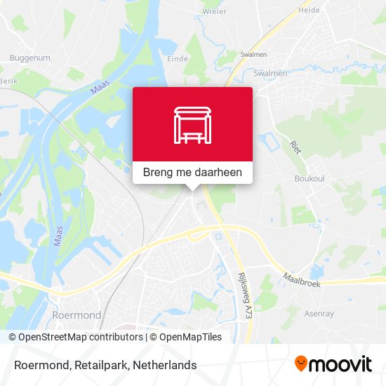 Roermond, Retailpark kaart