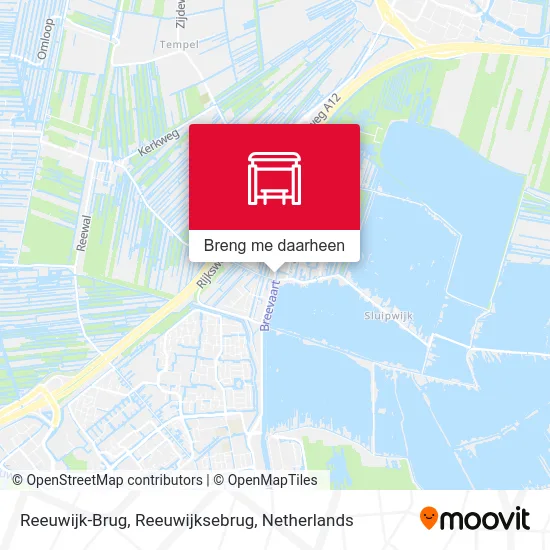 Reeuwijk-Brug, Reeuwijksebrug kaart