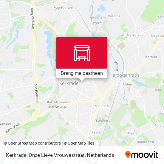 Kerkrade, Onze Lieve Vrouwestraat kaart