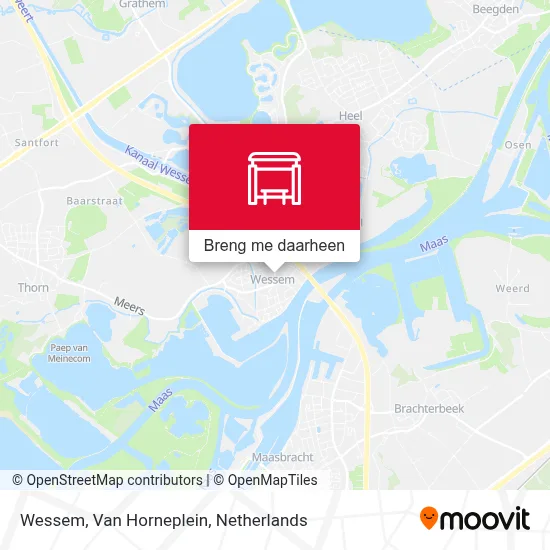 Wessem, Van Horneplein kaart