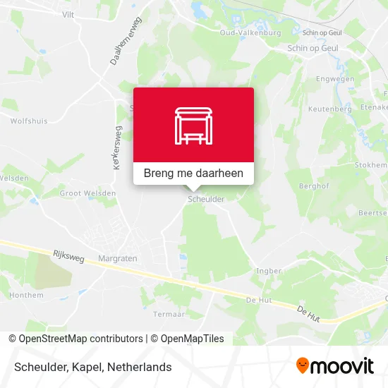 Scheulder, Kapel kaart