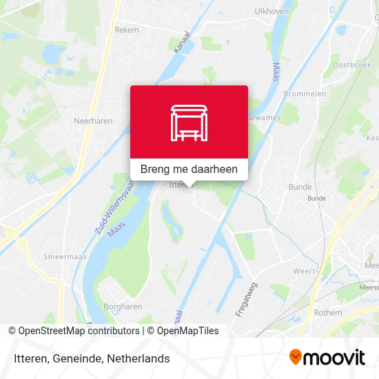 Itteren, Geneinde kaart