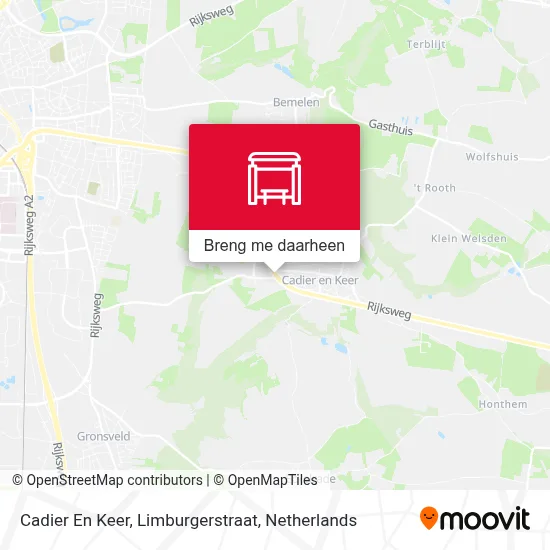 Cadier En Keer, Limburgerstraat kaart