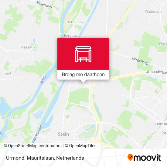 Urmond, Mauritslaan kaart
