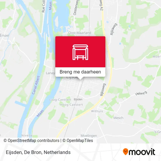 Eijsden, De Bron kaart