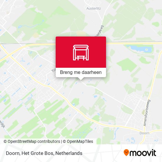 Doorn, Het Grote Bos kaart