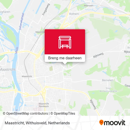 Maastricht, Withuisveld kaart