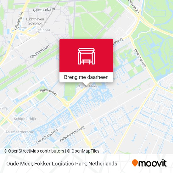 Oude Meer, Fokker Logistics Park kaart