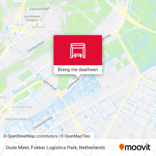 Oude Meer, Fokker Logistics Park kaart