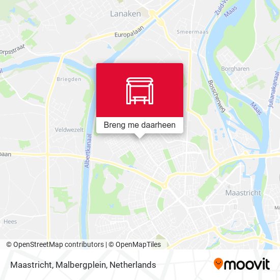 Maastricht, Malbergplein kaart