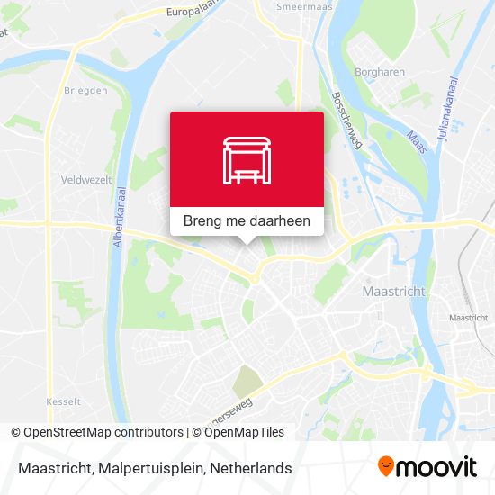 Maastricht, Malpertuisplein kaart
