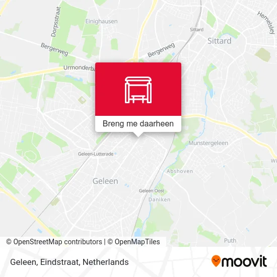 Geleen, Eindstraat kaart