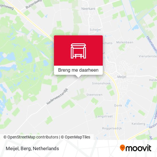 Meijel, Berg kaart