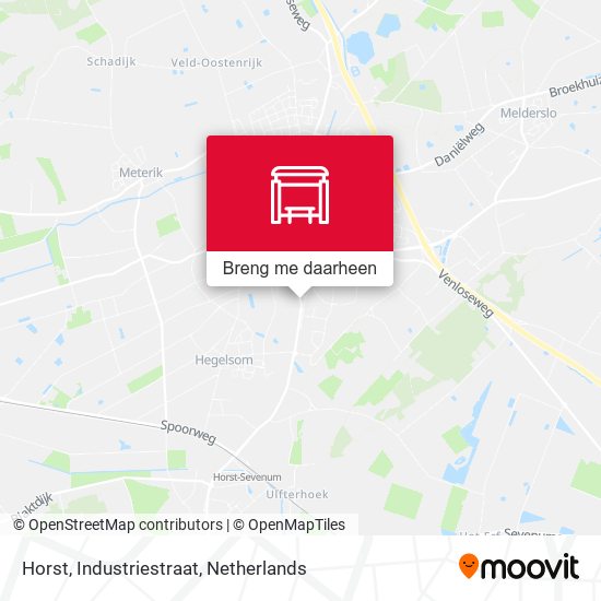 Horst, Industriestraat kaart