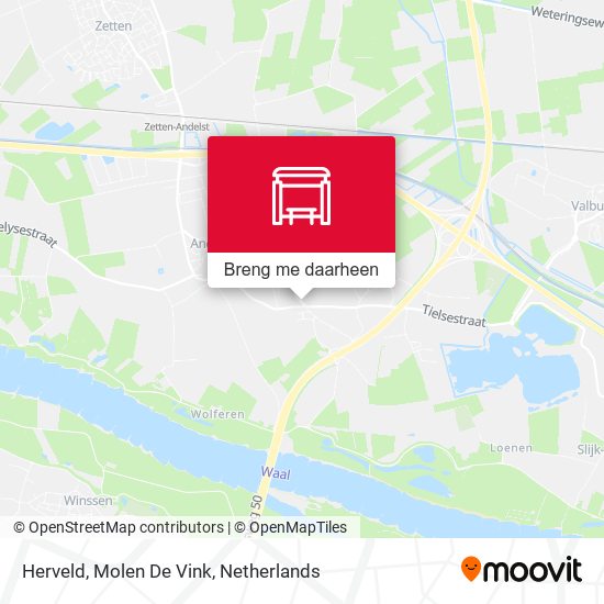 Herveld, Molen De Vink kaart