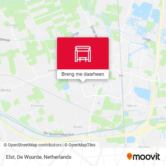 Elst, De Wuurde kaart