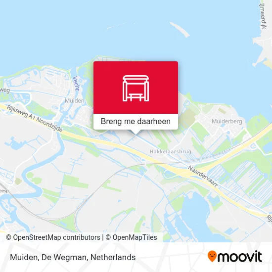 Muiden, De Wegman kaart
