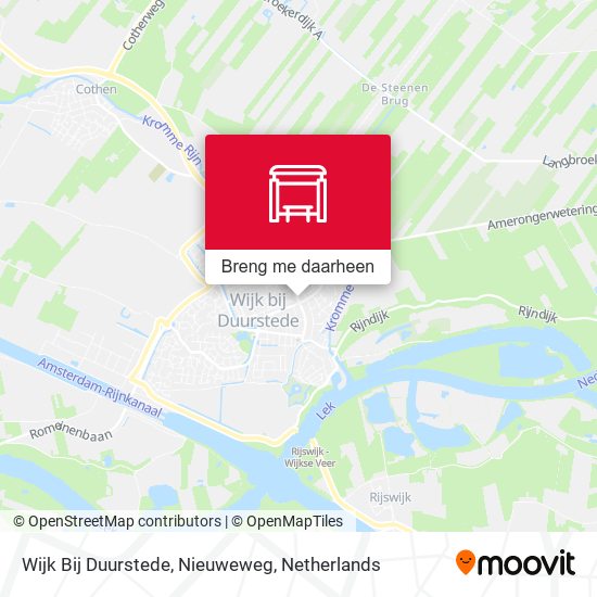 Wijk Bij Duurstede, Nieuweweg kaart
