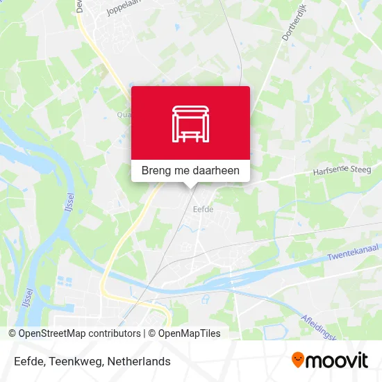 Eefde, Teenkweg kaart