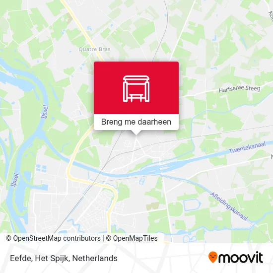 Eefde, Het Spijk kaart