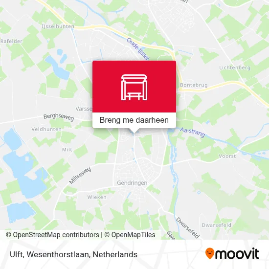 Ulft, Wesenthorstlaan kaart